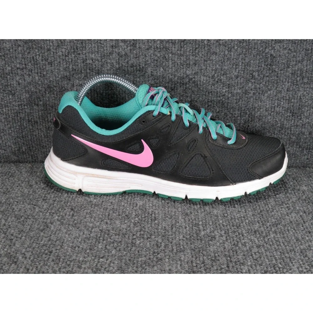 NIKE Revolution 2 Cross Training Running Shoe Sneaker Women's Size 9.5 Pink Teal